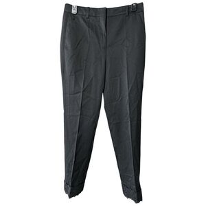 The Kooples Black Tailored Trousers with Lace Detail 36 = US 4